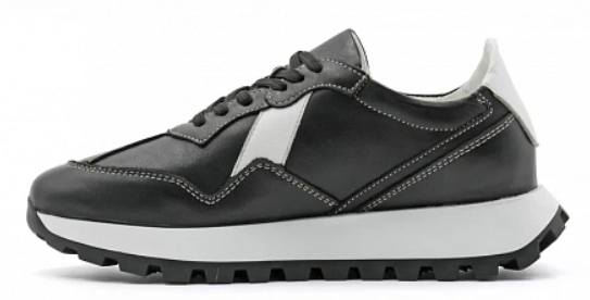 Кроссовки ортопедические женские кожаные Ортомода 95256-Х-001 черные увеличенной полноты фото 6