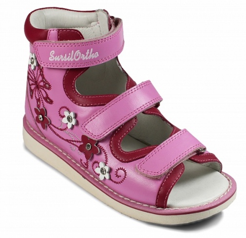 Сандалии детские ортопед. с открытым  носом на девочку 15-308S  фото 1