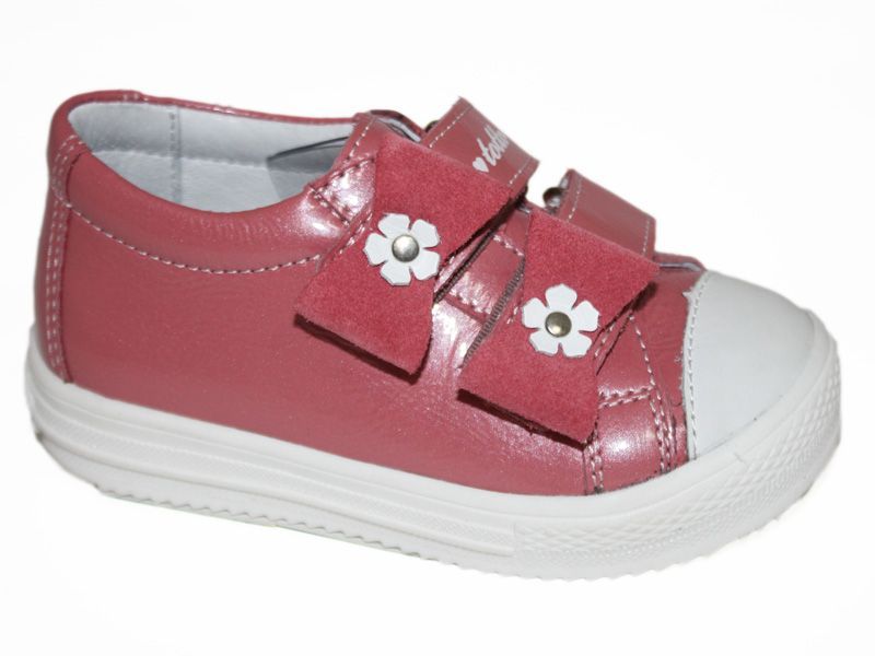 Полуботинки  грейпфрут/белый 11230/1-КП-107,29  фото 1