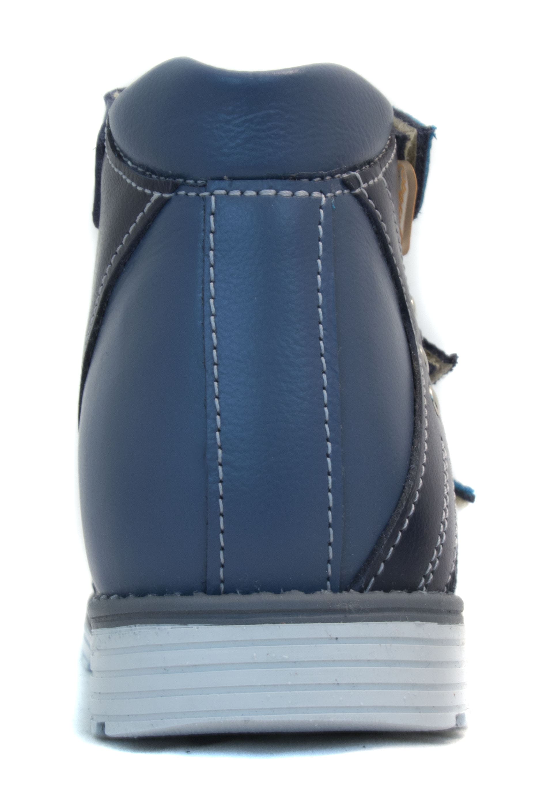 Сандалии детские ортопедические с открытым носом Орфея Б3-149-211-215-1 кожаные синие фото 5