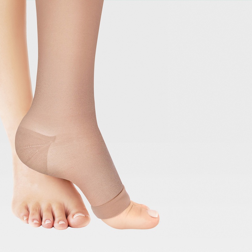 Гольфы женские Idealista, с открытым носом, ID-230 (40-44), 1 класс фото 5