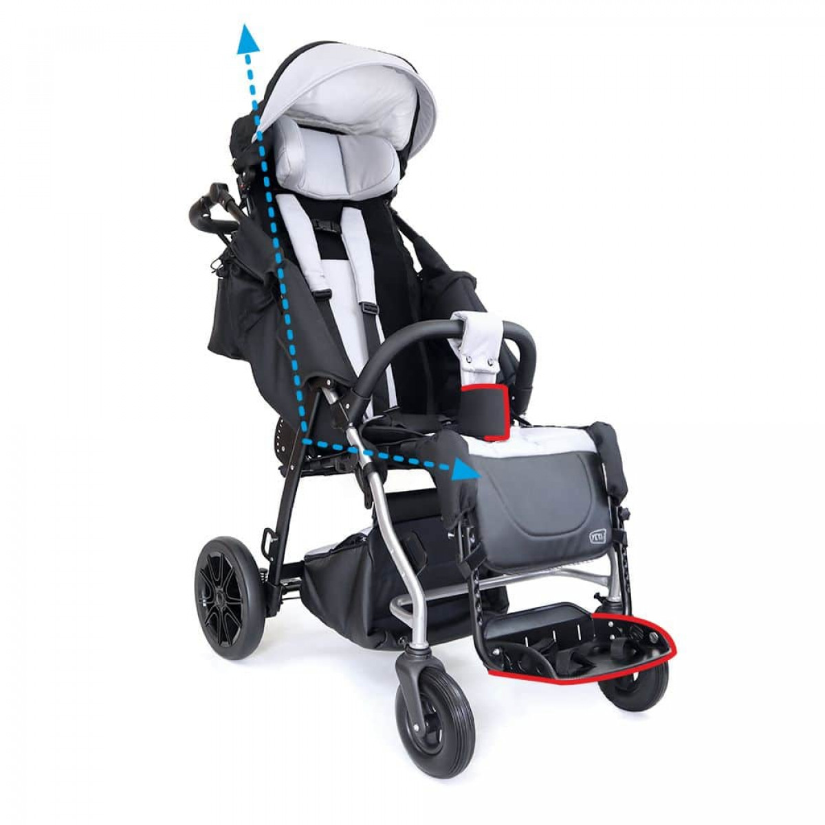 Коляска для детей с ДЦП MyWam Yeti фото 10