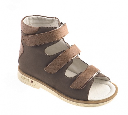 Сандалии ортопедические  коричневый 10-022  фото 1