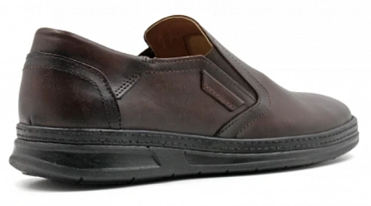 Обувь ортопедическая сложная полуботинки мужские цв.коричневый 92470-Х-002 фото 3