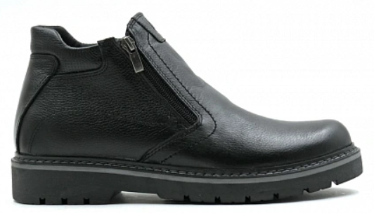 Ботинки мужские ортопедические.зимние (мех нат.) Ортомода цв. черный 92522-Х-201 фото 6