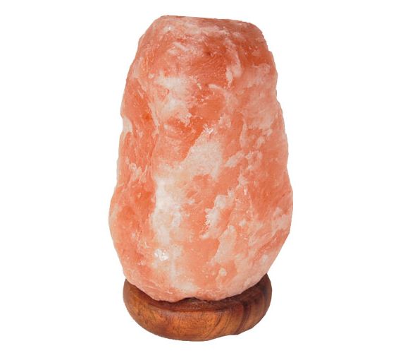 Соляная лампа на деревянной основе (3-5 кг) фото 1